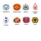 Personalised Football Club Badge Birthday Card  – Custom Name Football Club Badge Fan Birthday Card