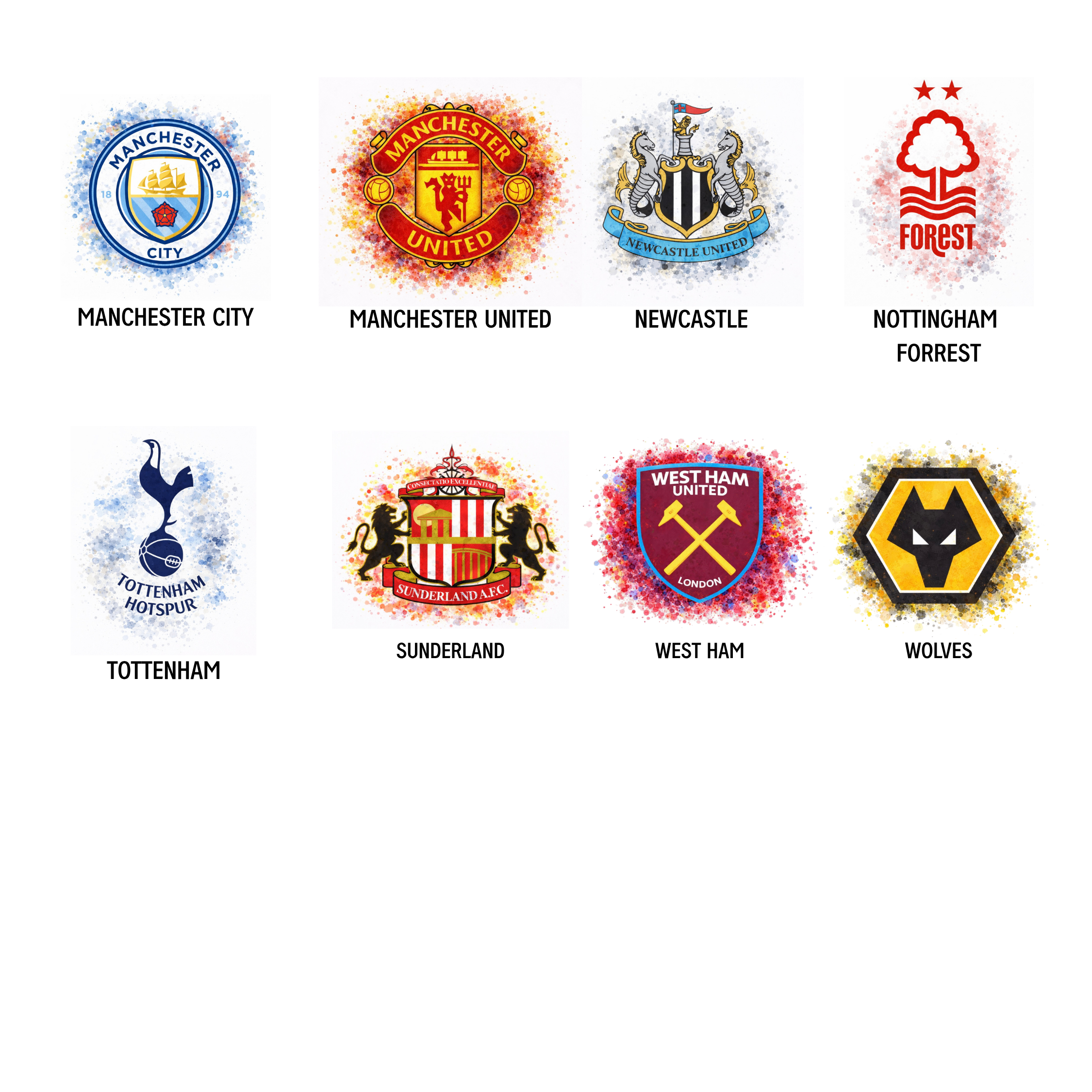 Personalised Football Club Badge Birthday Card  – Custom Name Football Club Badge Fan Birthday Card