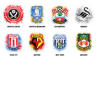 Personalised Championship Football Club Badge Birthday Card  – Custom Name Football Club Badge Fan Card