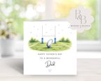 Father's Day card with rugby design 